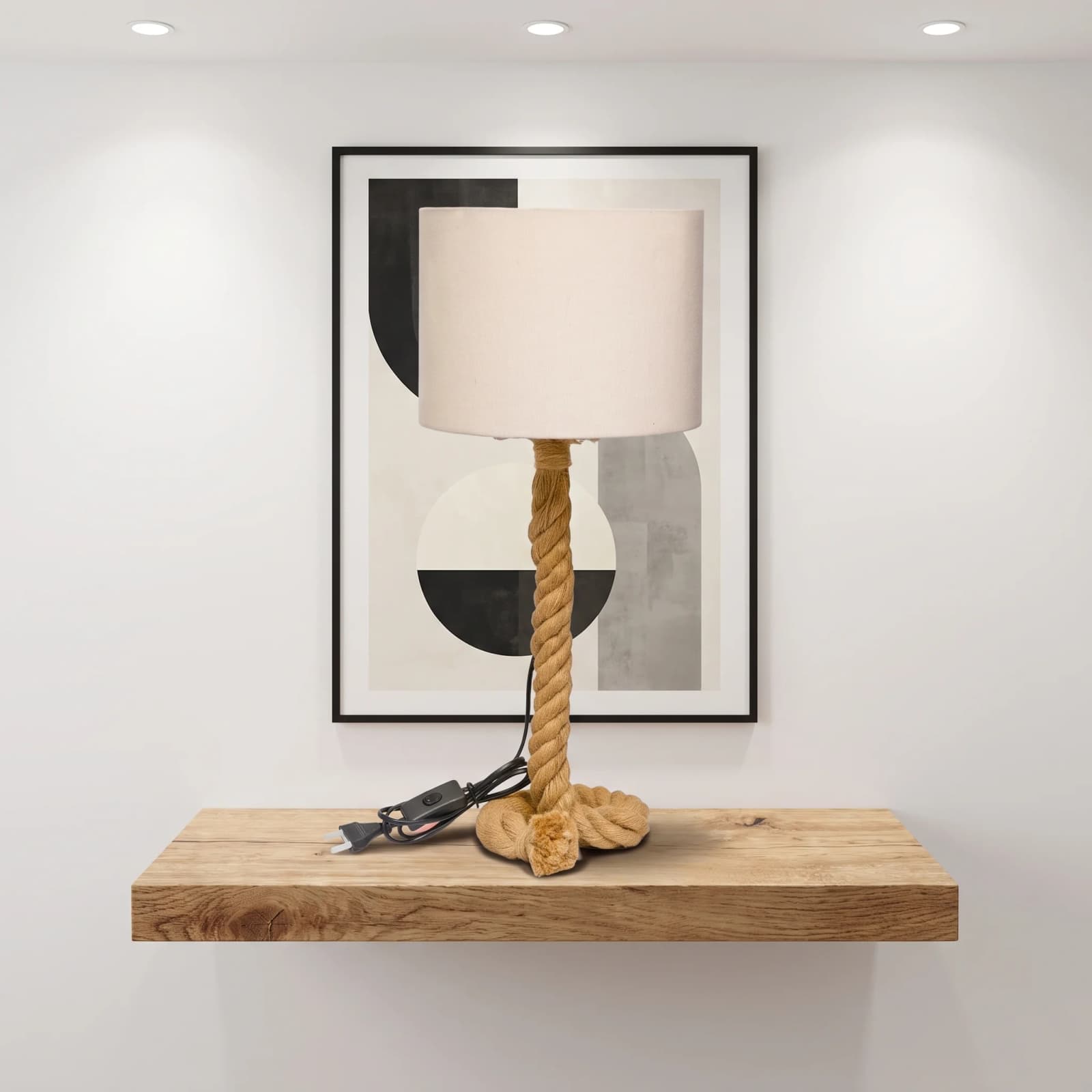 ROPE TABLE LAMP 3