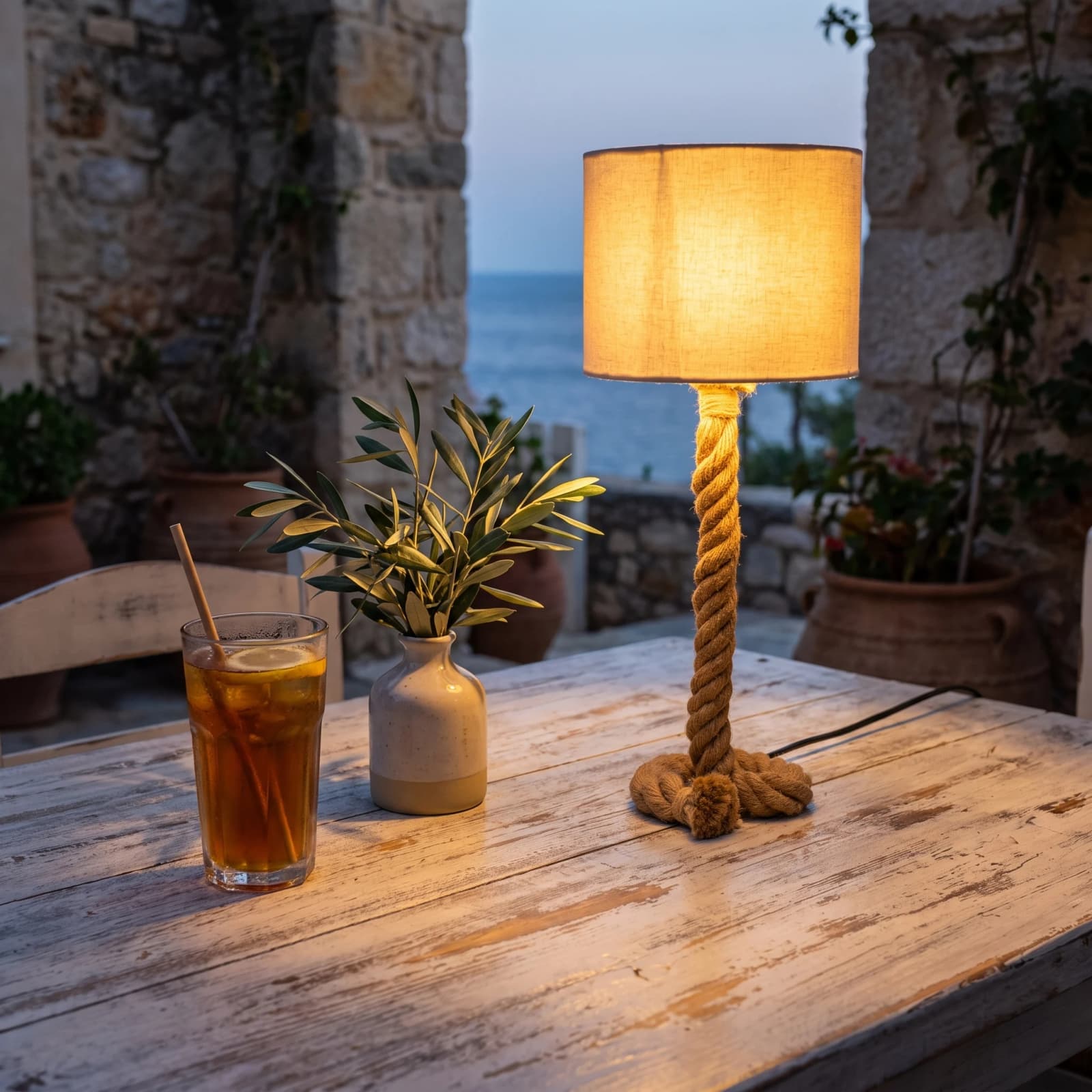ROPE TABLE LAMP 4