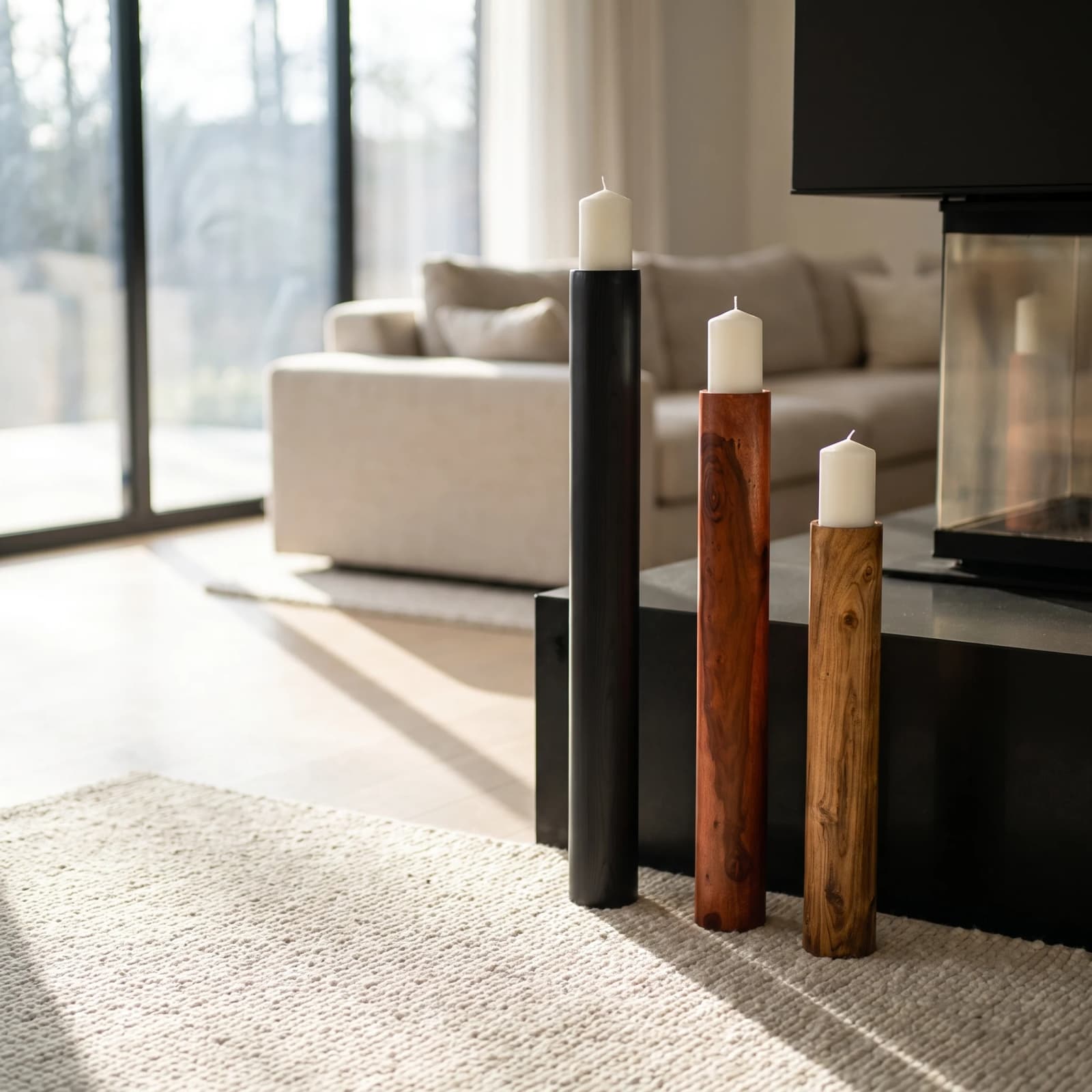 Floor Standing Candle Holders (set of 3) 5