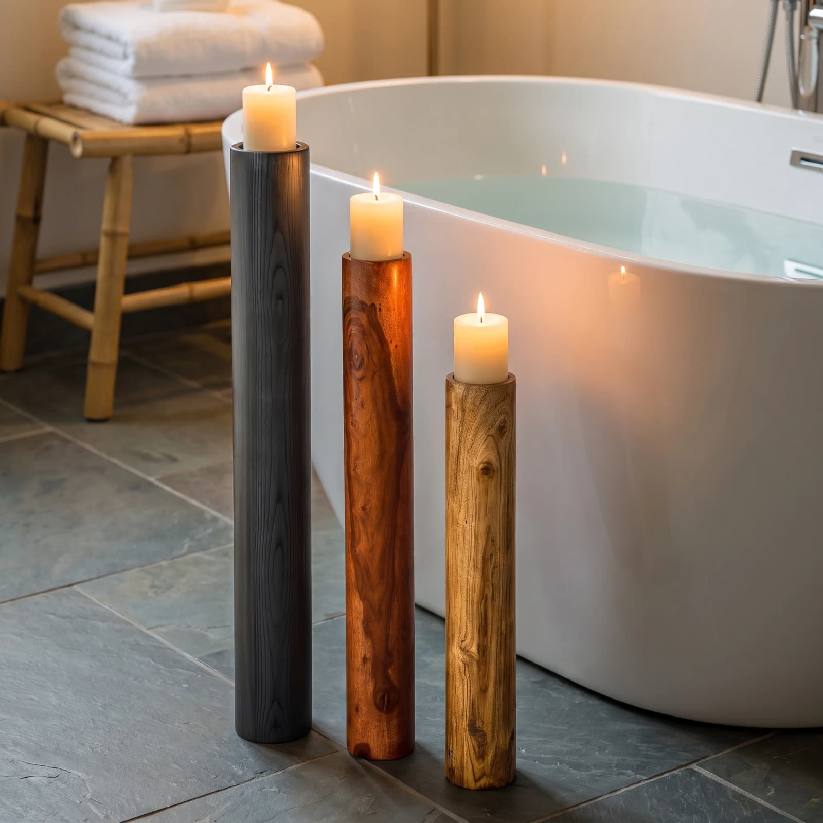 Floor Standing Candle Holders (set of 3) 3