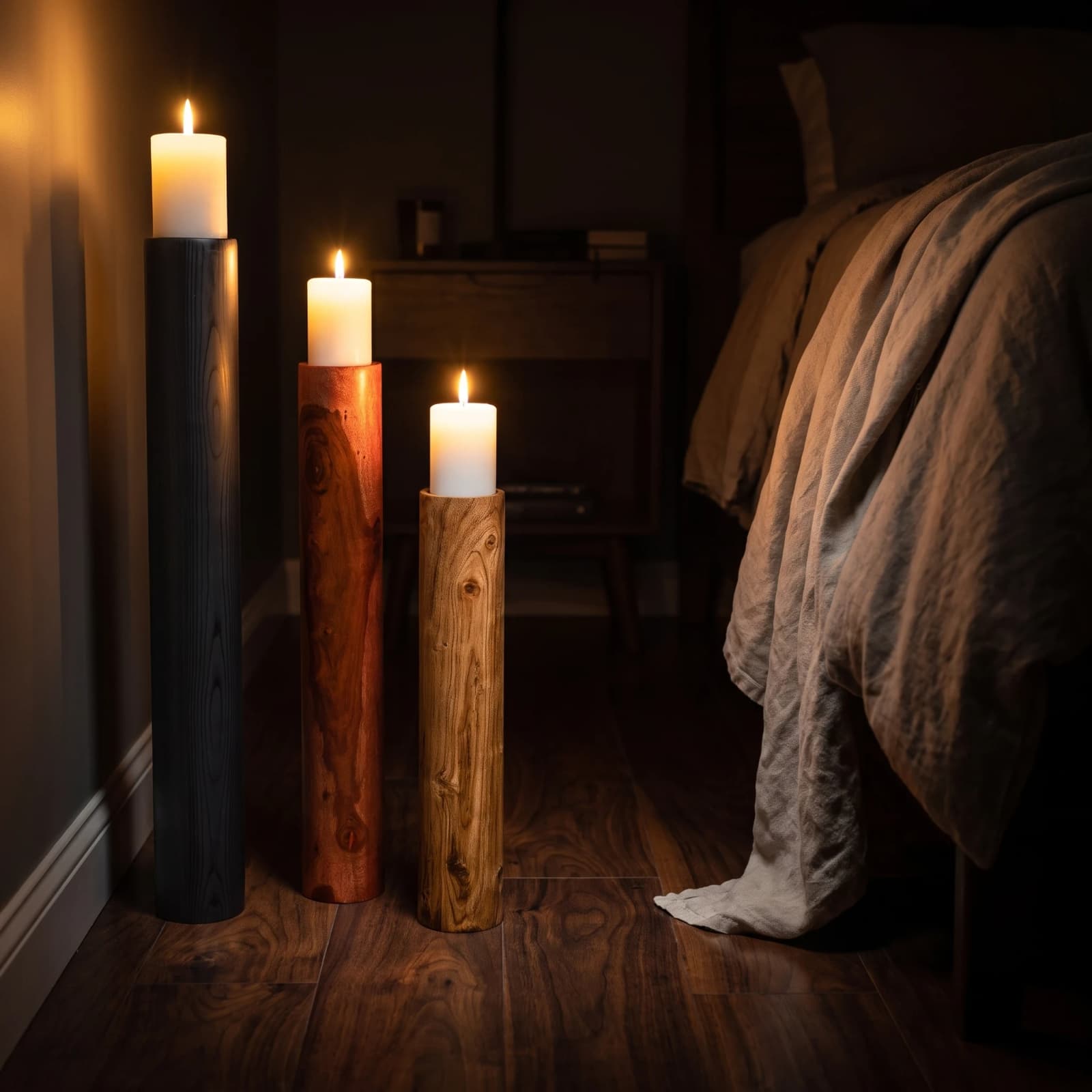Floor Standing Candle Holders (set of 3) 4