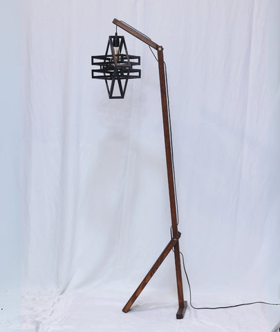 The Happy Floor Wooden Lamp