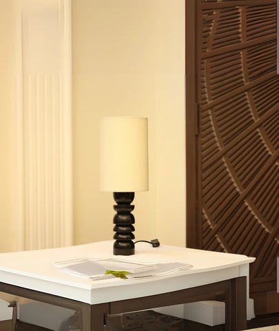 Hunter small wooden lamp