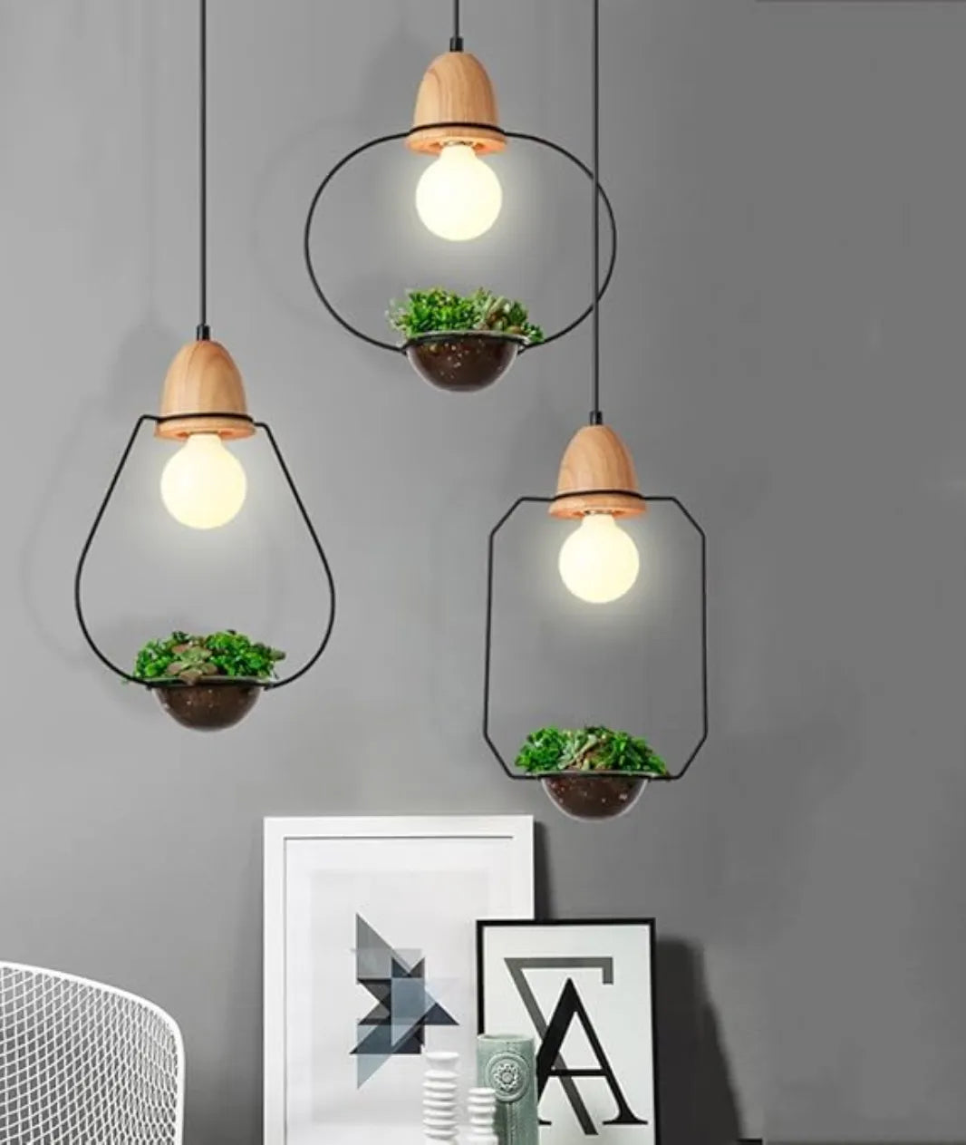 LED Hanging Plant Lamp