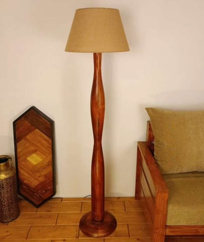 The Tower Floor Standing Lamp in drawing room