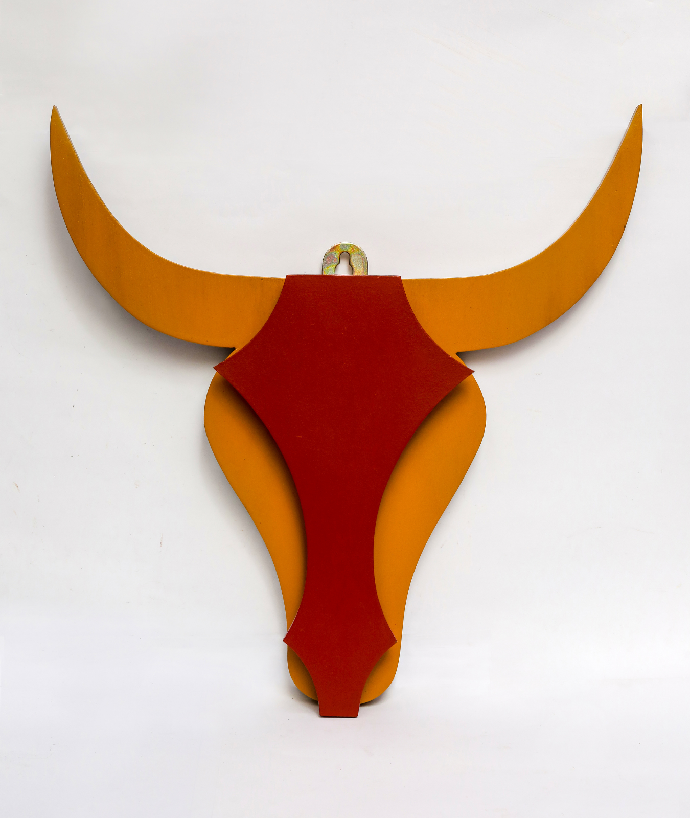 Bull Wall Hanging Lamp by Lamp and Glow in Yellow and red Colour
