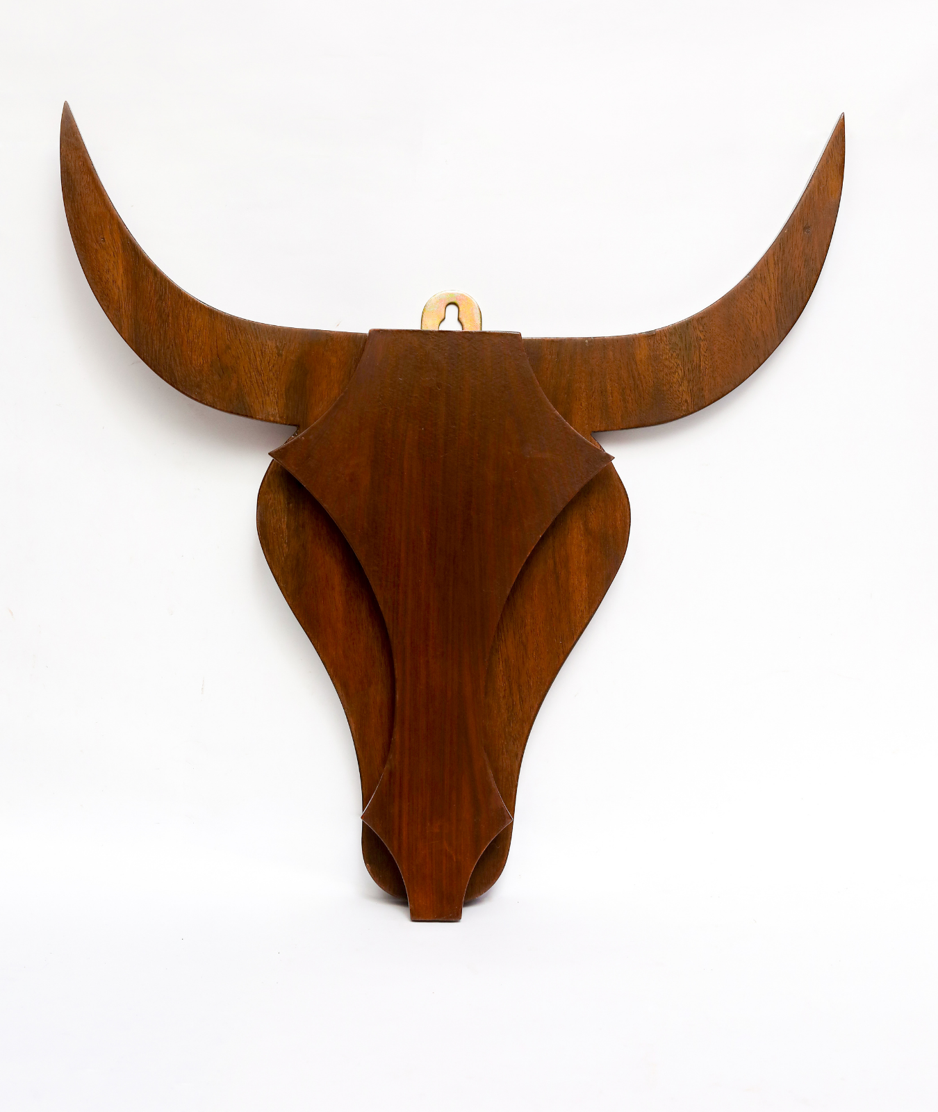 Bull Wall Hanging Lamp by Lamp and Glow in Brown Colour