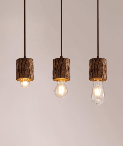 Woodpecker Timber Stump Pendant light 