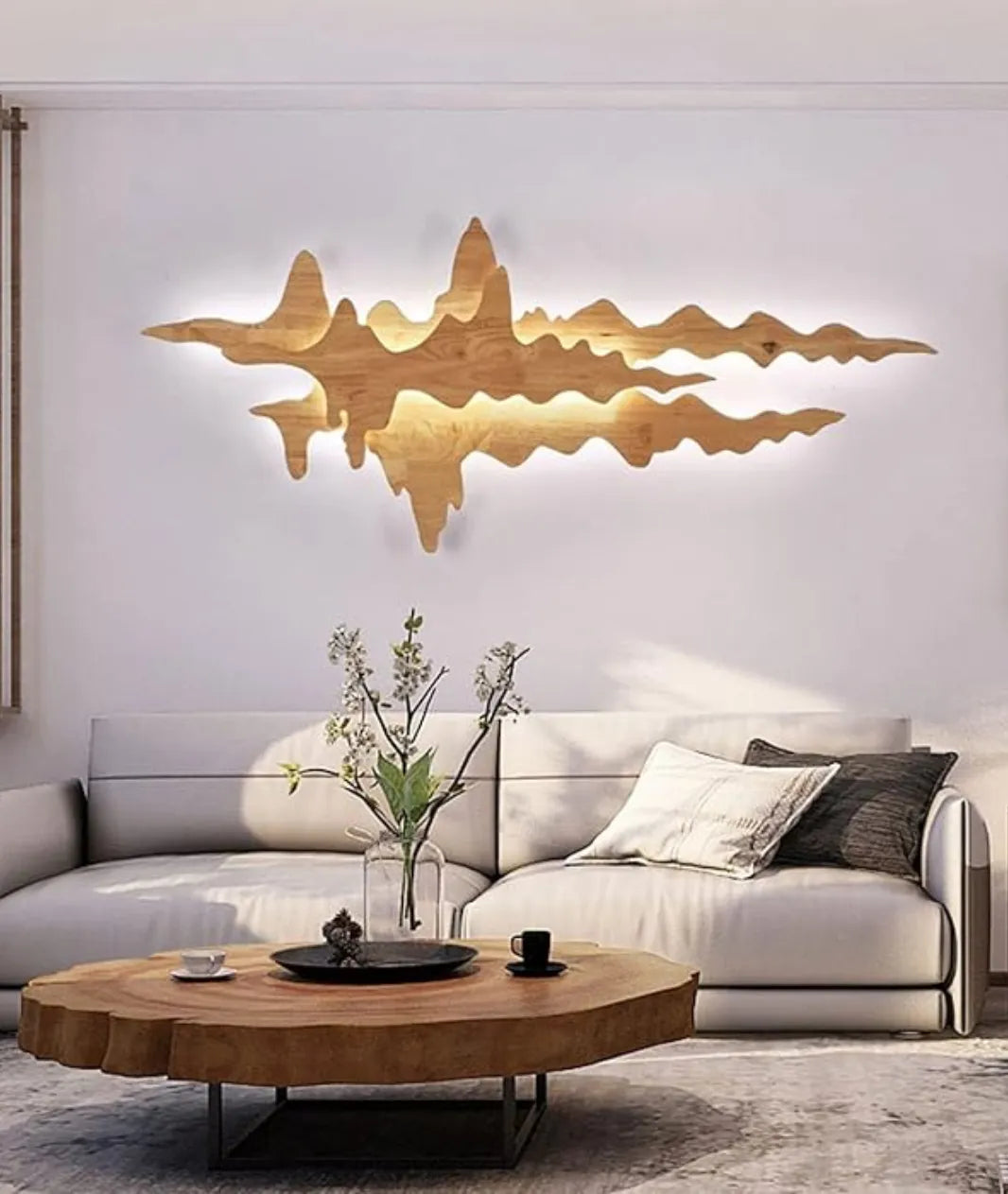 Wooden Wall Lamp