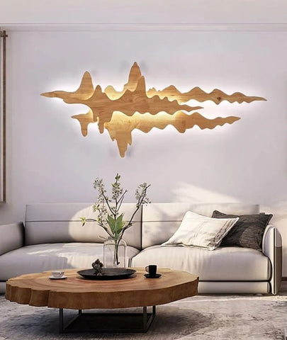 Wooden Wall Lamp