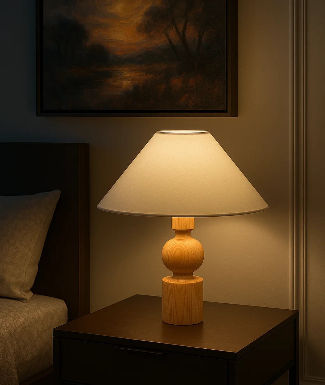 Romeo Wooden lamp