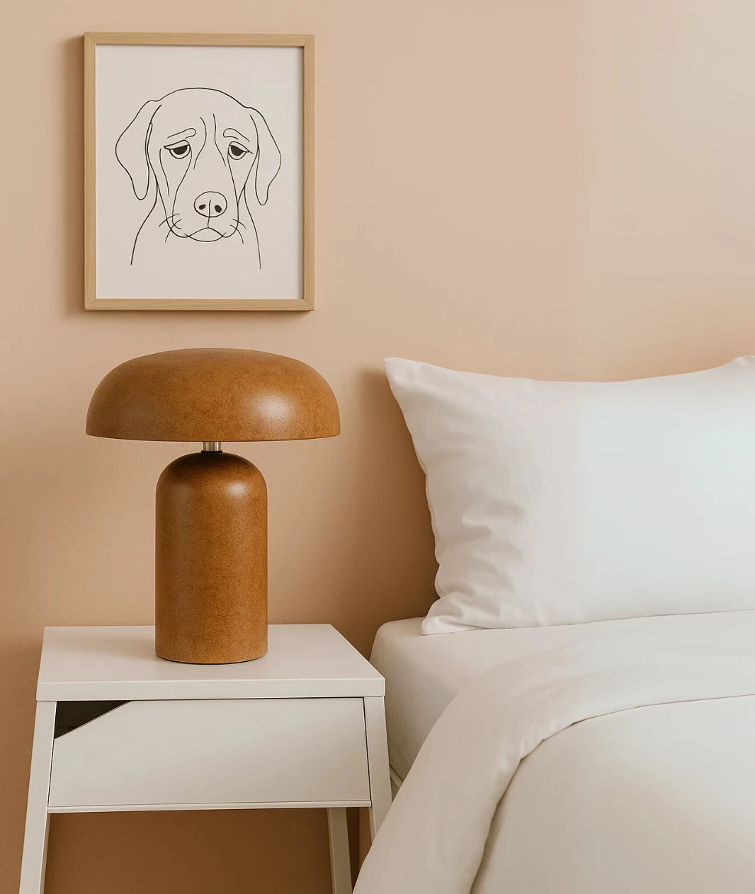 Mushroom Wooden Lamp