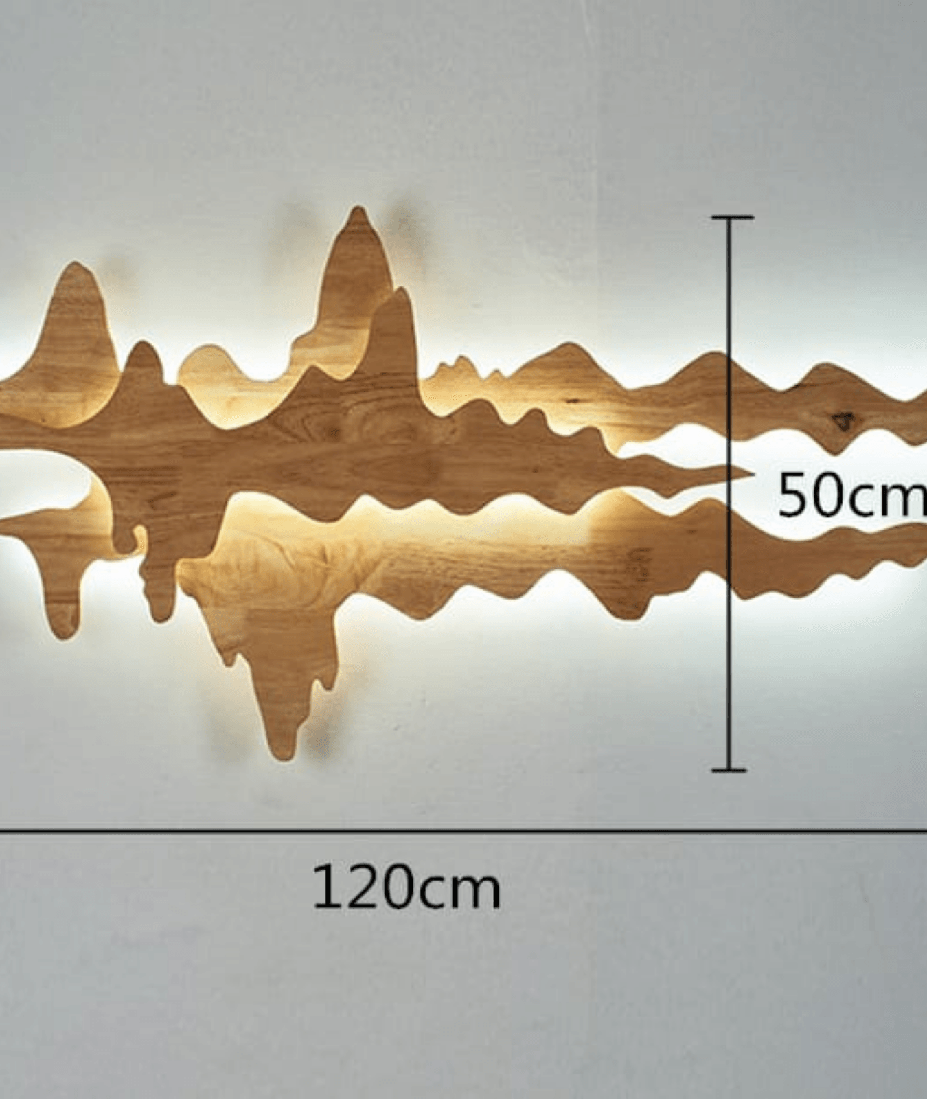 Creative Cloud Style Wooden Wall Lamp - Lamp and Glow