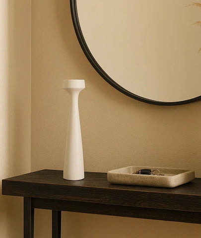 DIY Oak Wooden Candlestick Holder