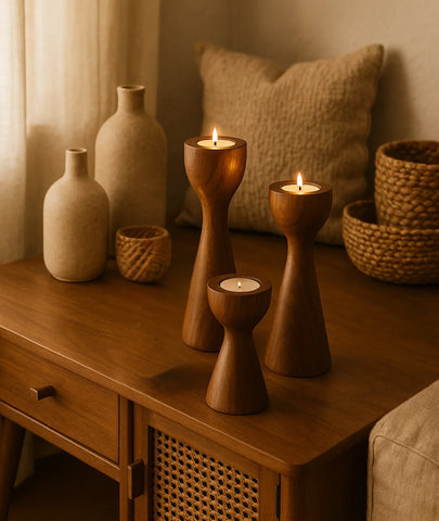 Pillar Tea-Lights Candle Holder