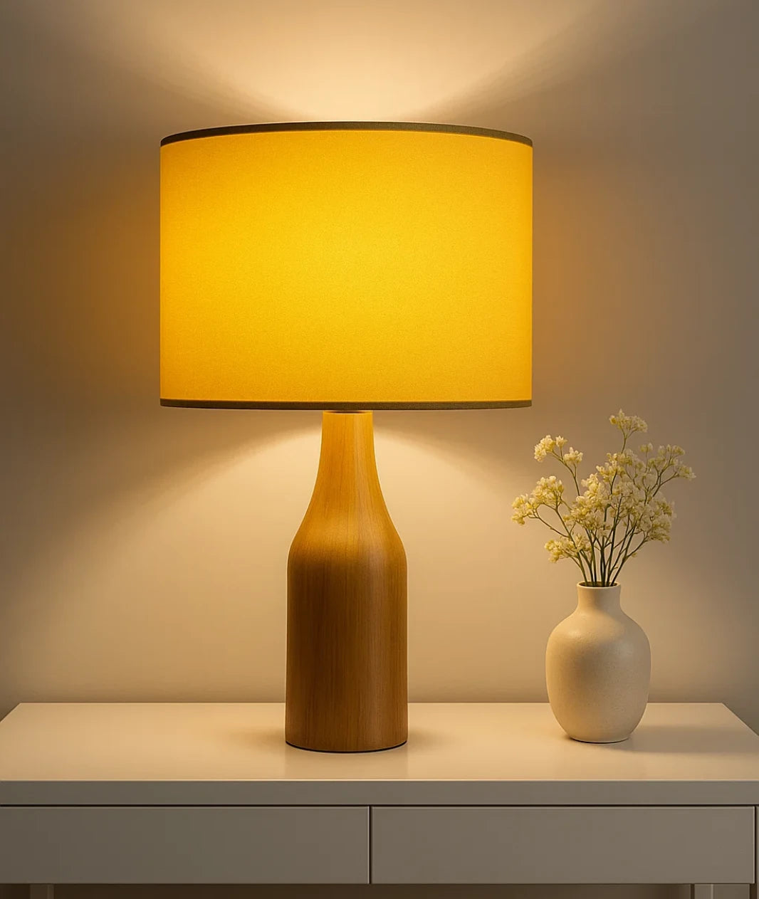 VECTOR  Table Lamp | Wooden Bedside Lamp