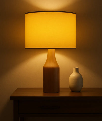 VECTOR  Table Lamp | Wooden Bedside Lamp