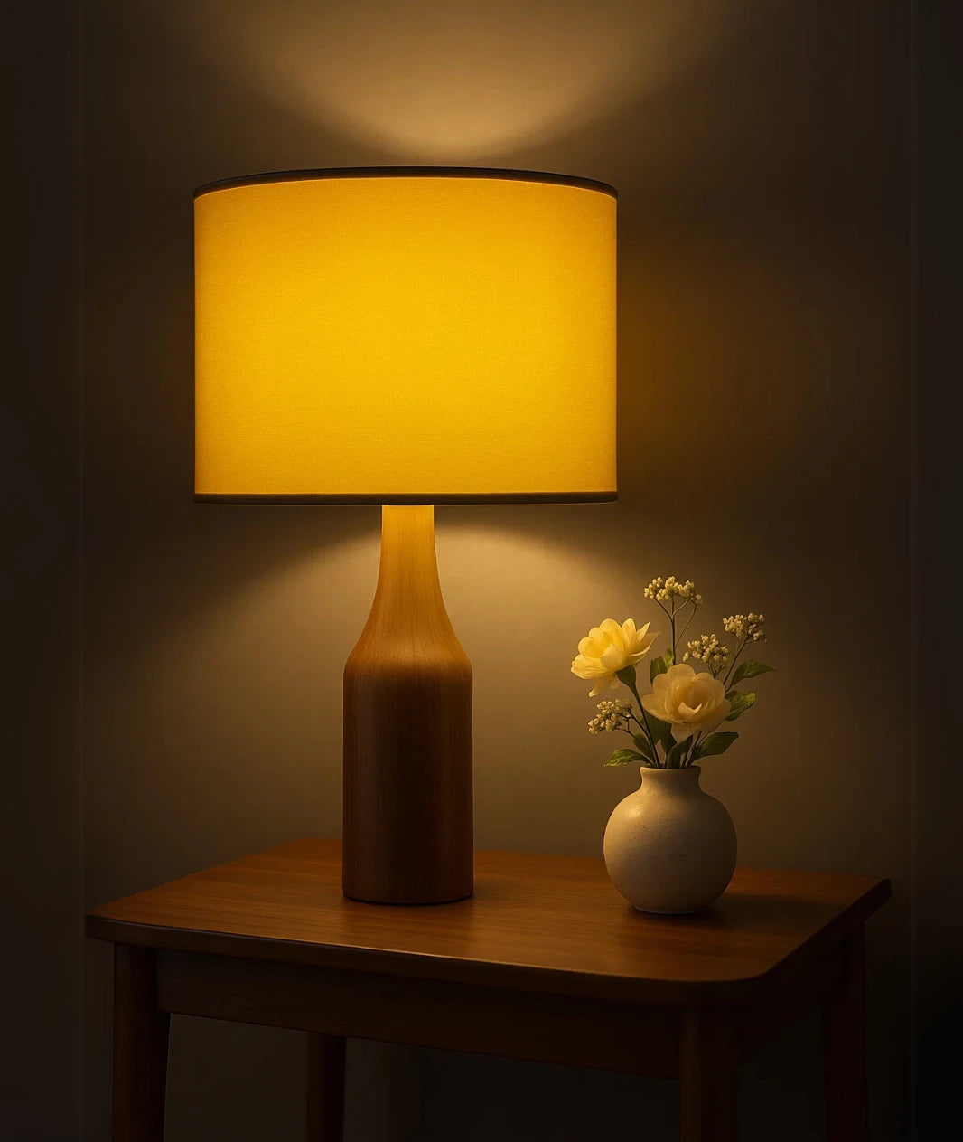 VECTOR  Table Lamp | Wooden Bedside Lamp