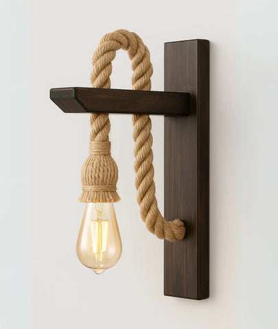 Rope Wall Hanging Sconce